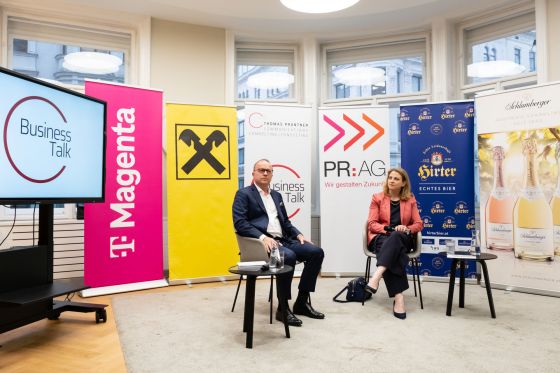 Business Talk mit Mag.a Beate Meinl-Reisinger, 6. Juni 2023 © Hans Leitner - Photography