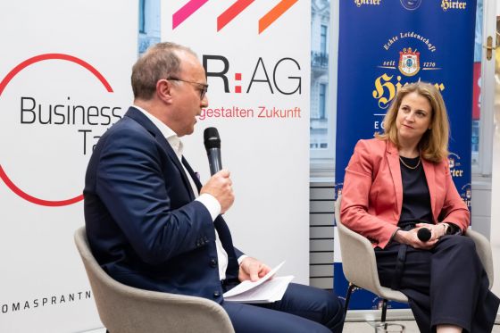 Business Talk mit Mag.a Beate Meinl-Reisinger, 6. Juni 2023 © Hans Leitner - Photography