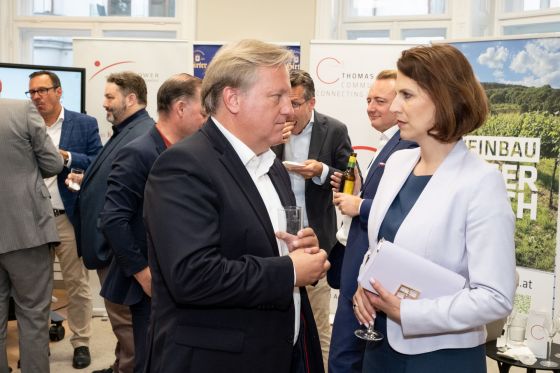 Business Talk mit Karoline Edtstadler, 19. Juni 2023 © Hans Leitner - Photography