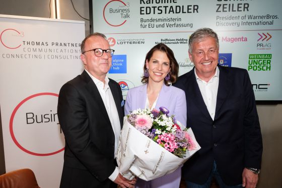Business Talk mit Karoline Edtstadler und Gerhard Zeiler, am 08. April 2024 092 © Hans Leitner - Photography